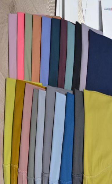 

women outfit jogger yoga leggings suit pants high waist sports raising hips gym wear legging align elastic fitness tigh5263286, Black