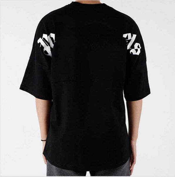 

summer mens palm t shirt graffiti t-shirt palms palmangel city designer limited inkjet graffiti letter printing men's women's ange, White;black
