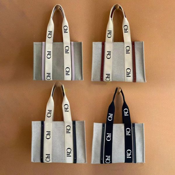 

fashion medium large small canvas sand beach bag woody crossbody shopping bags clutch luxurys designers totes shoulder womens mens pochette