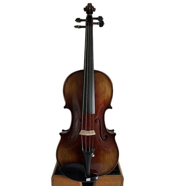 

master 4/4 violin stradi model 1pc flamed maple back spruce hand made k3145