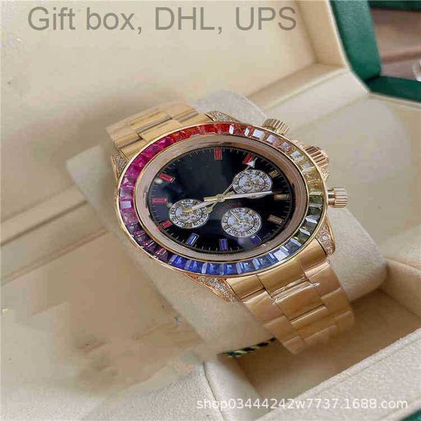

fashion designer watches tiktok live star same rainbow di temperament lady watch of water, Slivery;brown