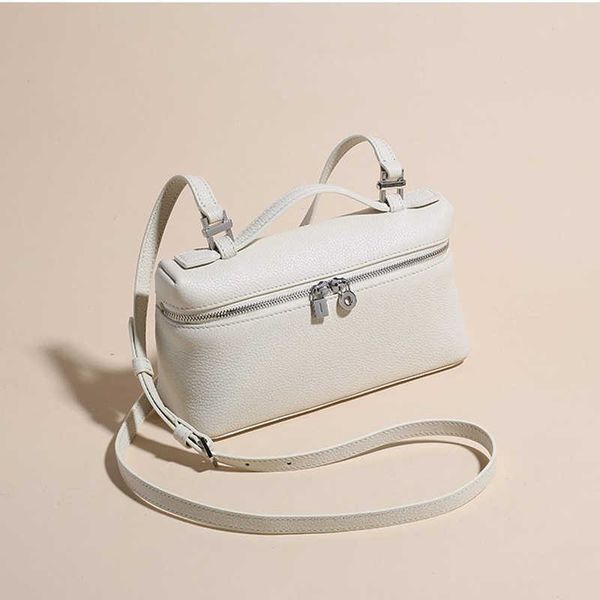 

gigi same bag 19 lunch box headband layer cowhide handbag women's simple and versatile o shoulder crossbody makeup bag230707