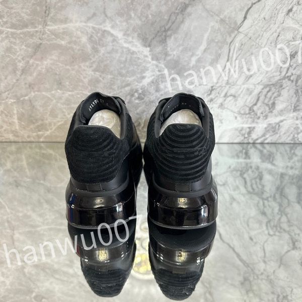 

2023 new luxurys designer shoes running shoes thick sole small white shoes old dad shoes sole lace up canvas shoes street p style xsd221122, Black