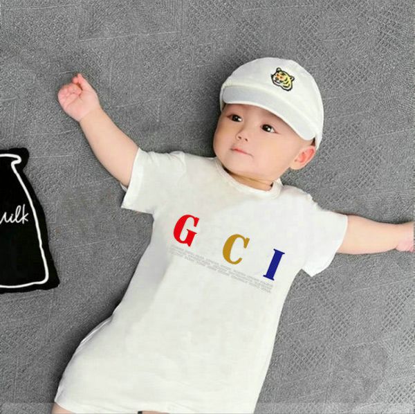

in stock newborn fashion rompers baby boys girls kids designer print 100% cotton long-sleeves short-sleeved pyjamas crawl suits jumpsuit, Blue