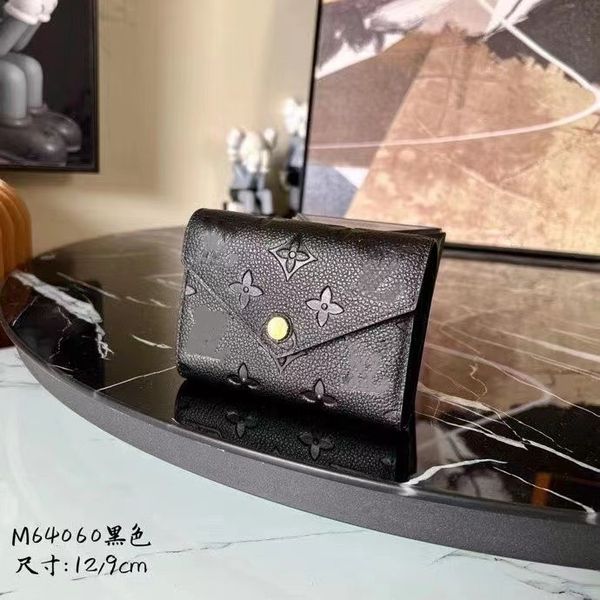 

m64060 women's luxury cowhide buckle wallet business card holder, Red;black