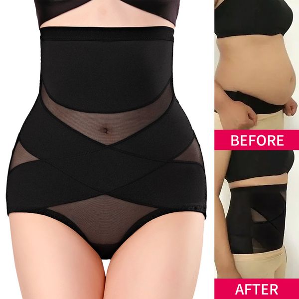 

womens shapers shapewear for women firm tummy control panties shaping brief waist trainer body shaper panty belly girdle slimming underwear, Black;white