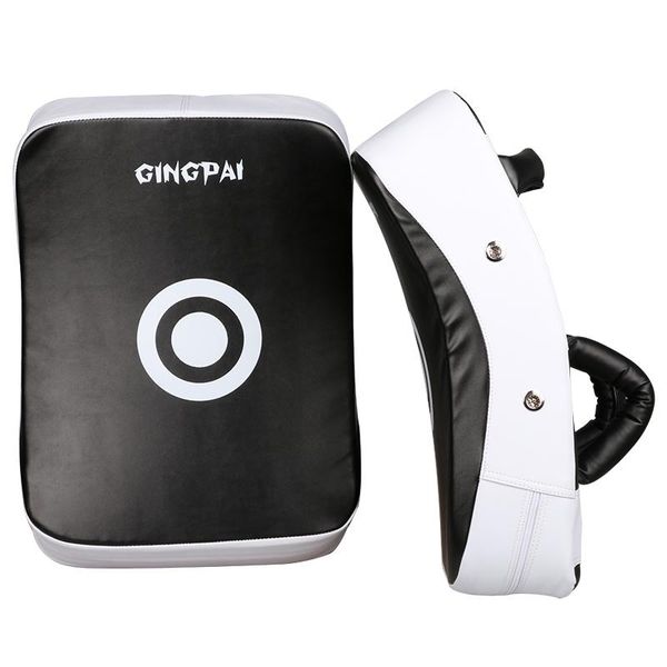 

pants 57*38*12cm curved taekwondo back kick pad target kickboxing mma punching foot pads karate targets muay thai focus punch padded, Black