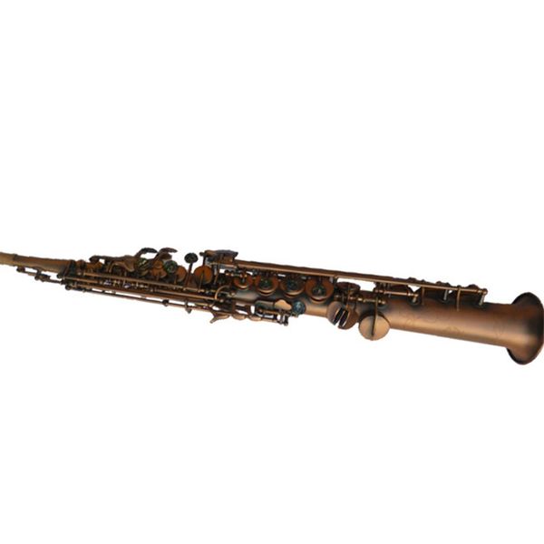 

saxophone advanced soprano bb saxophone red bronze one piece saxophone sax
