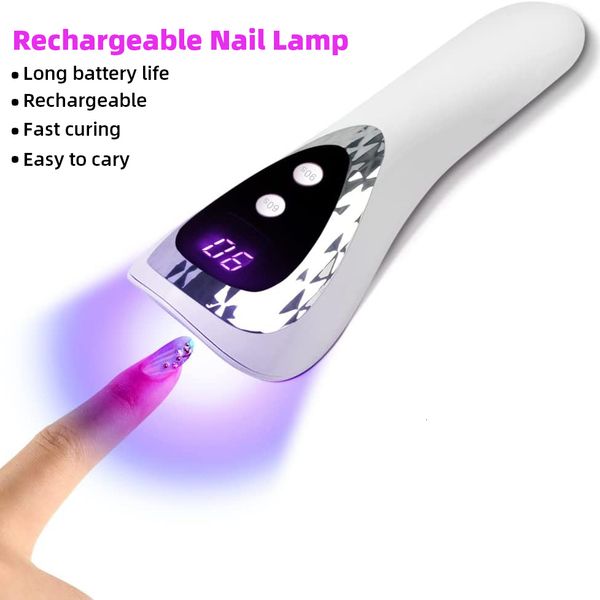 

nail dryers handheld uv led lamp for nails drying lamp rechargeable mini manicure lamp nail dryer for gel nails portability nail art tool 23