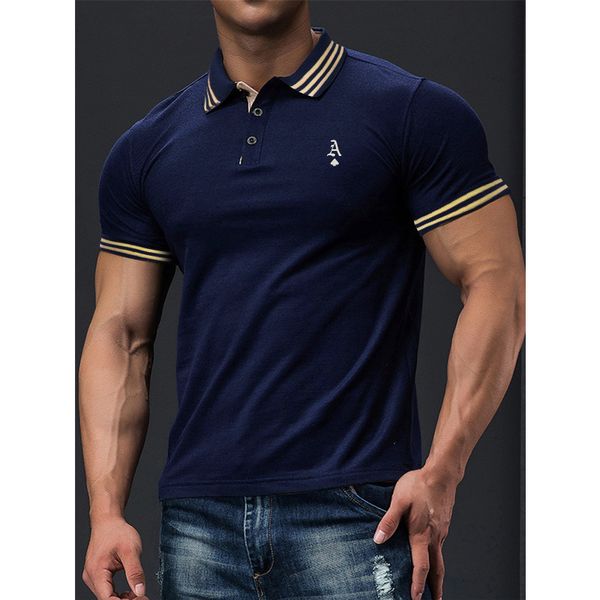 

men's polos 3 colors summer men's polo t-shirt striped neck short sleeve business casual breathable t-shirts men 230706, White;black