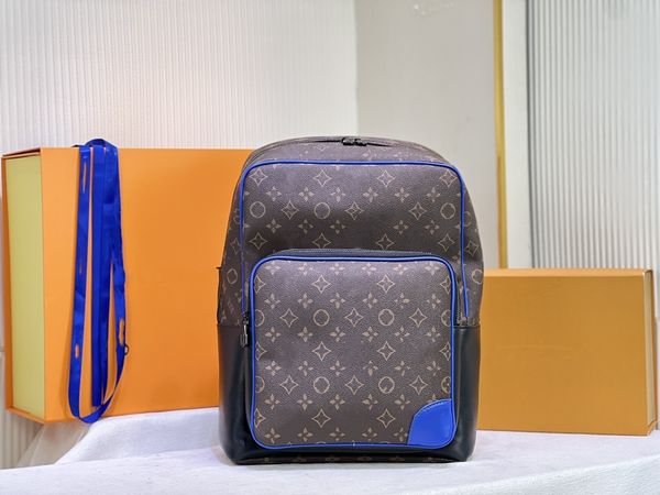 

designer discovery men's backpack l classic leather pattern large capacity dean backpack schoolbag discovery shoulder bag m45335