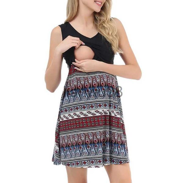 

maternity dresses maternity sundress bohemian midi nursing dress maternity nightgown summer casual women's breastfeeding sleepwear x070, White