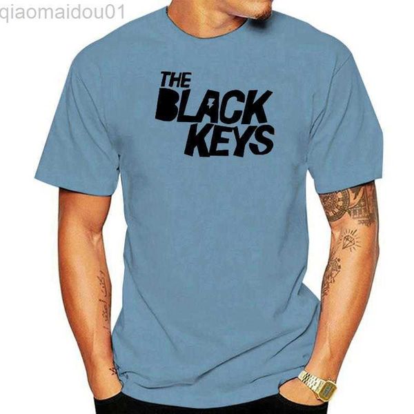 

men's t-shirts black keys tshirt band l230707, White;black
