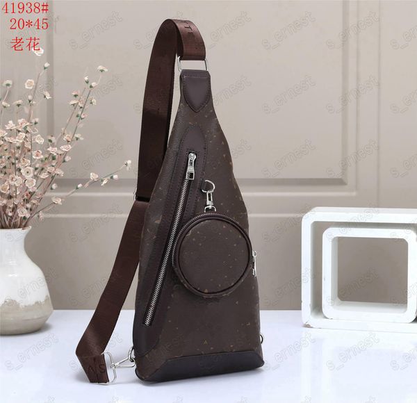 

man handbag designer duo sling bag avenue monograms leather shoulder cross body chest sling backpack mens anti-thief crossbody personal pock
