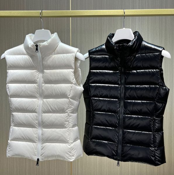 

men's vests designer down vest parkas men women vest coat winter warm sleeveless jackets fashion hooded vest, Black;white