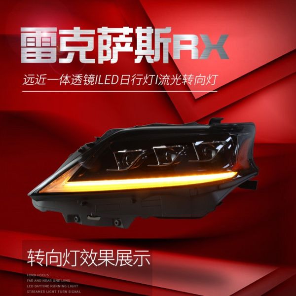 

car headlight led front lamp lighting for 20 09-20 15 lexus rx270 350 running turn signal head lights assembly