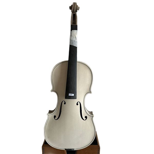 

4/4 violin unvarnished bird eye maple wood back old spruce hand carved 3180