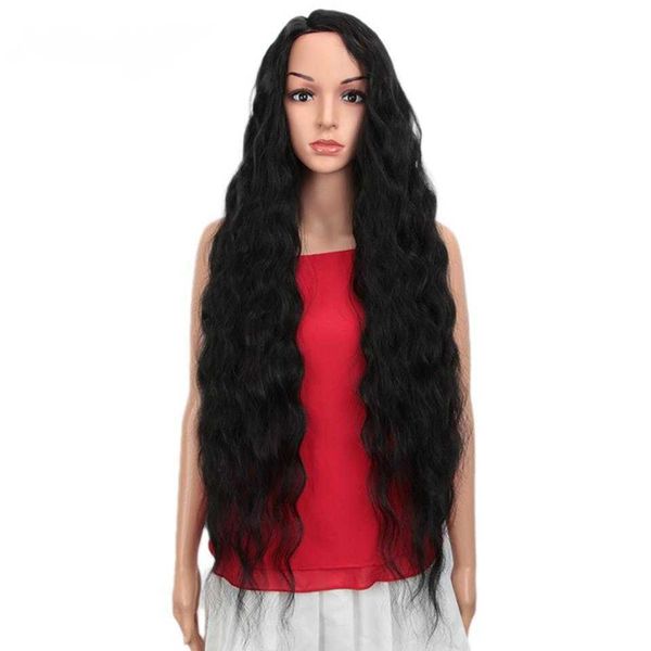 

synthetic wigs lace wig synthetic loose wave hair black 38 inch ombre blonde deep super long wavy s for women 230227