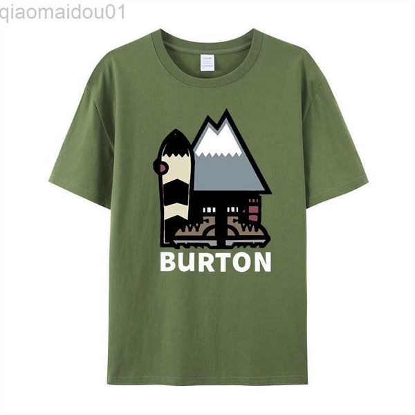 

men's t-shirts burton snowboards new t shirt size s 5xl l230707, White;black