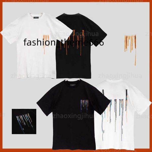 

designer amirri t shirt set button up -breasted print mens casual shirts and short womens loose silk amari shirt tees sandy beach shorts, White;black
