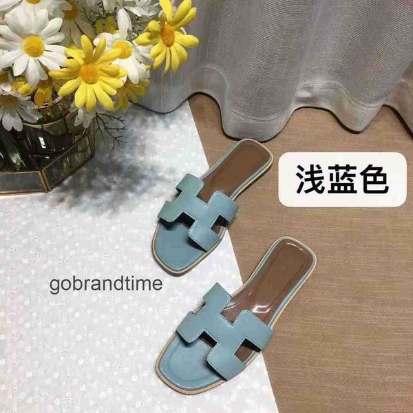 

slipper slippers her sandal shoes designer higwomen's setting oran summer bear 2023 beacleather leisure fashion wear rhinestone flat bo