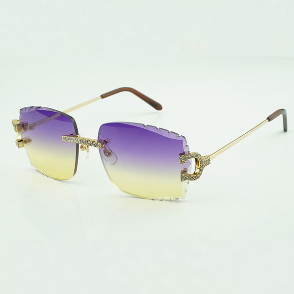 

diamond claw legs 3524014 sunglasses with 58mm cutting lenses 3.0 thickness, White;black