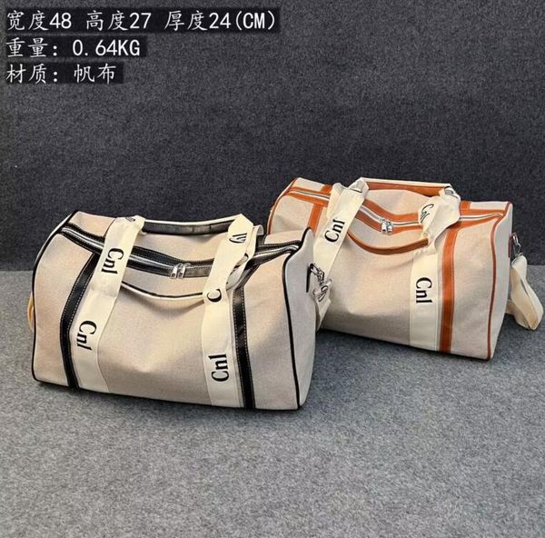 

fashion travel bags canvas handbags large capacity holdall carry on luggages duffel bags luxury luggage letter handbag