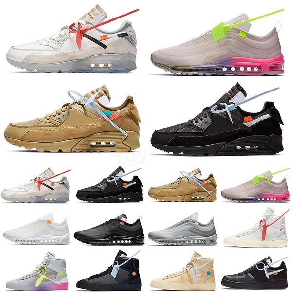 

2022 ace cushion mens running shoes designer 1s outdoor road trainers women walking desert ore triple off black white racer sneakers z44