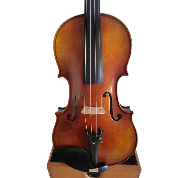 

master 4/4 violin solid flamed maple back spruce hand carved nice sound 2720