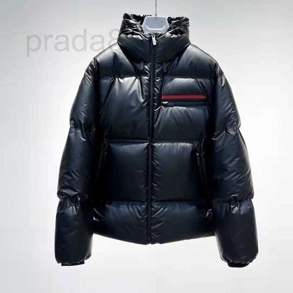 

women's down & parkas designer luxury down cotton jacket big pocket hooded coat linea rossa red label limited series comfortable warm j, Black