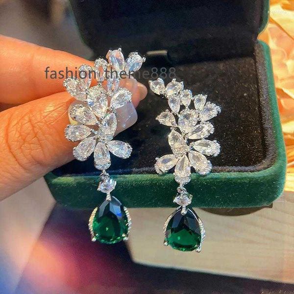 

dangle earrings 2023 s925 silver needle elegant faramita flower women water drop