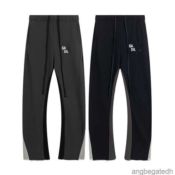 

godlikeu men's grey black designer street pant loose jogger man straight trousers