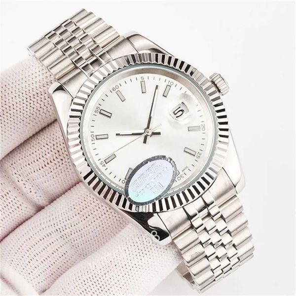 

datejus luxury classical watch men wrist 41mm watched oyster perpetual mechanical movement uhr montre de homme with box 4wt20, Slivery;brown
