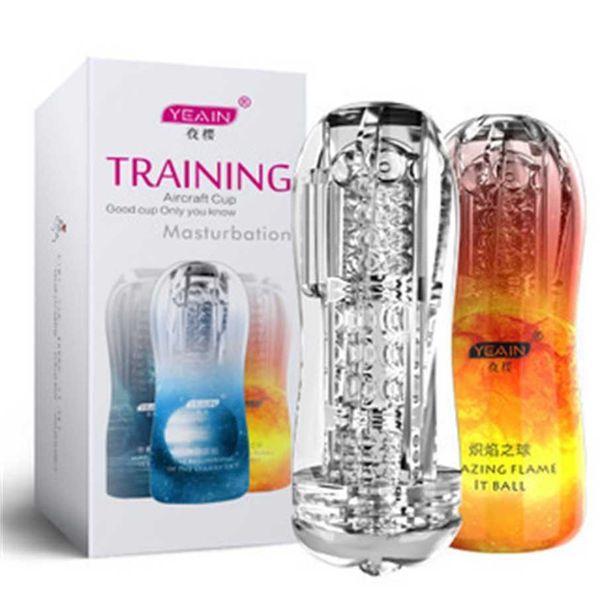 

night sakura crystal transparent aircraft cup men's equipment fun products