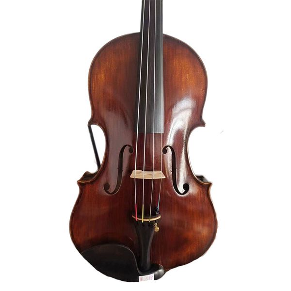

master 15.5'' viola ornati model flamed maple back spruce hand carved