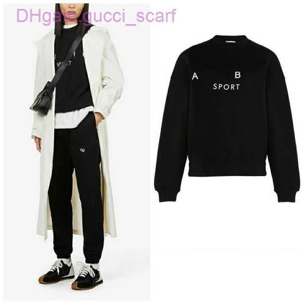 

sweatshirts ab women designer sweatshirt bings letter sports leisure plush round neck sweater fashion fleece pullover hoodie, Black