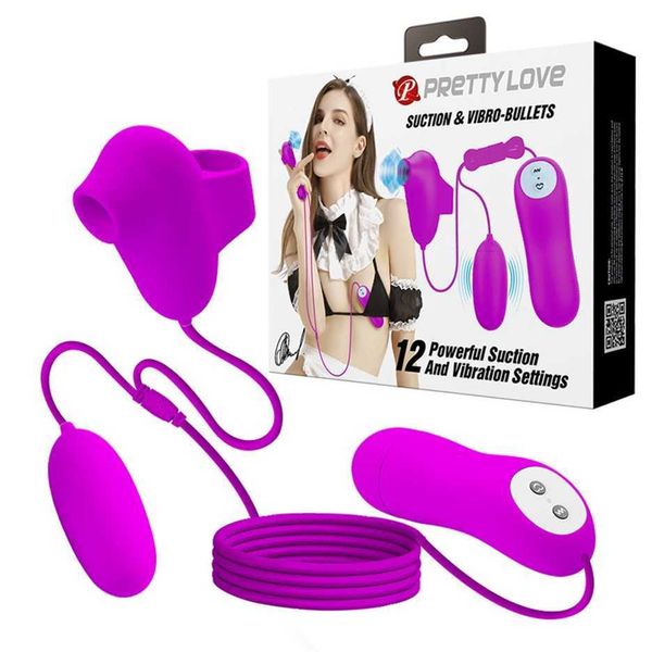

baile petira 12 frequency vibration sucking double jump egg silicone material female toy 14925 50% factory store sale