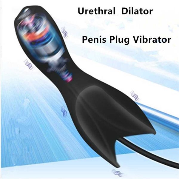 

pure silicone vibrating eye stick male urethral dilation stimulation training adult