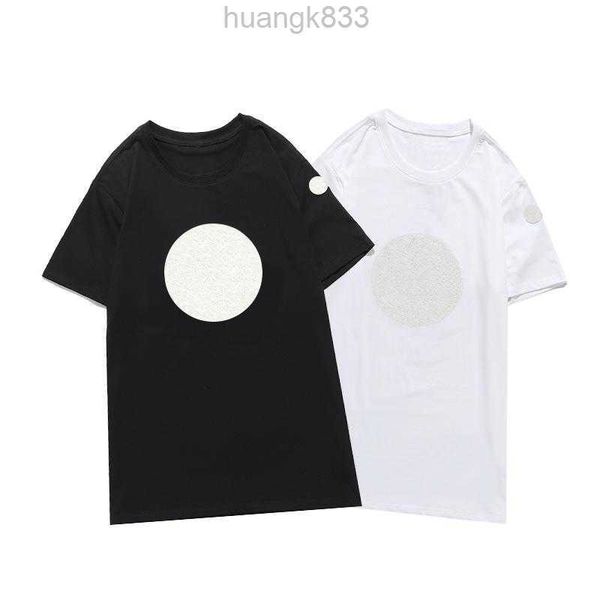 

2022 new luxur embroidery tshirt fashion personalized men and women design t-shirts female tshirts black and white100% cott, White;black