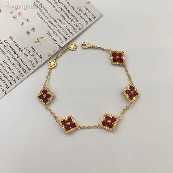 

luxury clover designer charm bracelets for women party jewelry f6sz, Golden;silver