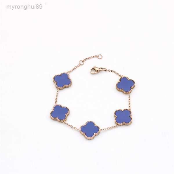 

designer jewelry women van clover bracelet fashion mens vintage bracelets leaf luxury design wedding chirstmas rqj4, Golden;silver