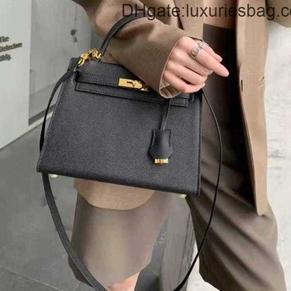 

her max authentic leather bag cowhide designer handbags kellies women's fashion bags single palm shoulder crossbody h erme 25cm outleti