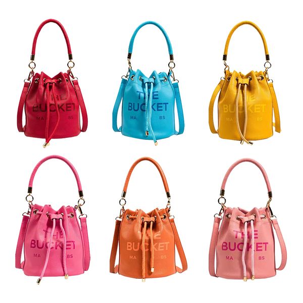 

lady the leather bucket bag womens men designer tote classic drawstring shoulder fashion wallet buckets purses nylon handbag crossbody