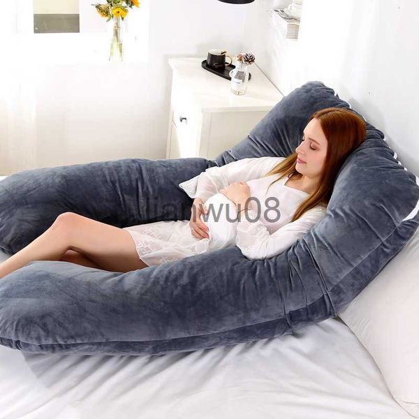 

maternity pillows nursing pregnancy pillow multi functional side protect cushion for pregnant women gravida soft velvet bed pillow dropshipp