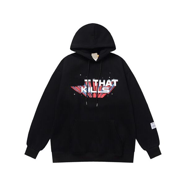 

men's plus size hoodies & sweatshirts alphabet hoodie couple sweatshirt european s-xl color black white f5g44s, Black;brown