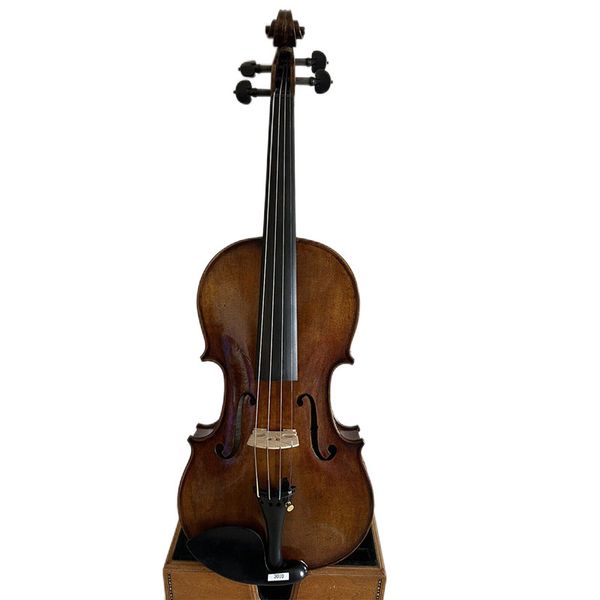 

master 4/4 violin stradi model solid flamed maple back spruce hand made 3010