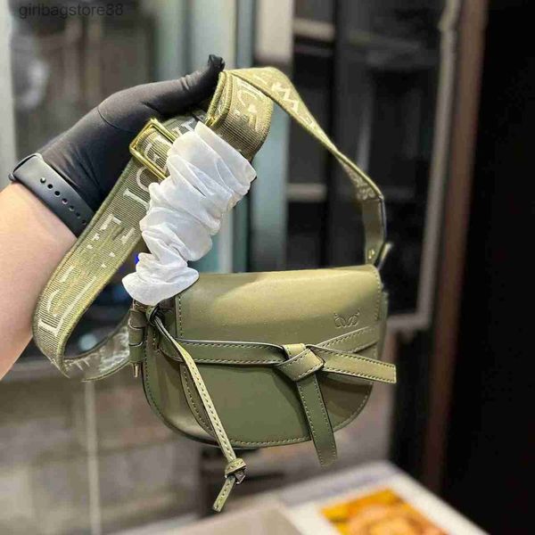 

cool one designer loewsbag bags gate women's saddle mini bow cowhide girl shoulder straddle gates bag crossbody handbags 3s10
