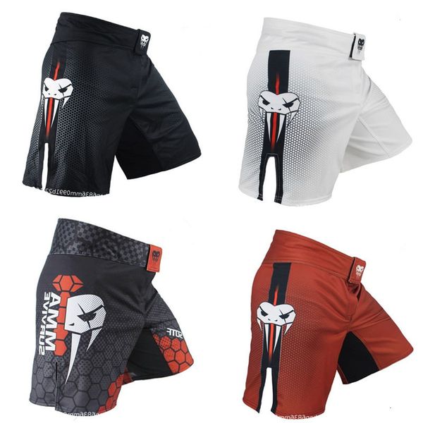 

men's shorts the training muay thai fighting fitness combat sports pants tiger muay thai boxing clothing shorts mma pretorian boxeo -40, White;black