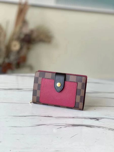 

m69433 women's luxury short strap wallet, Red;black