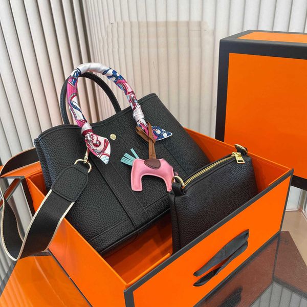 

luxury tote garden designer messenger bag women handbags shopper shoulder black purse handbag leather horse crossbody bag lady totes 230715